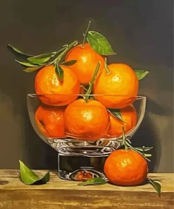 Clementine Fruit in Bowl Diamond Painting