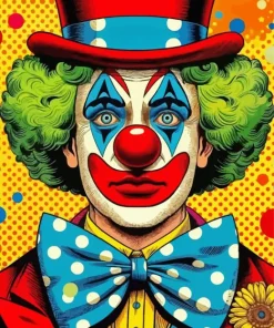 Clown Pop Art Diamond Painting