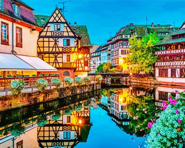 Colmar River Diamond Painting Colmar River Diamond Painting