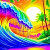 Colorful Beach Diamond Painting