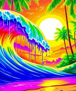 Colorful Beach Diamond Painting
