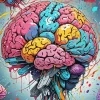Aesthetic Colorful Brain Diamond Painting