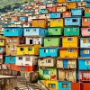 Colorful Brazilian Houses Diamond Painting