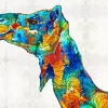 Colorful Camel Diamond Painting