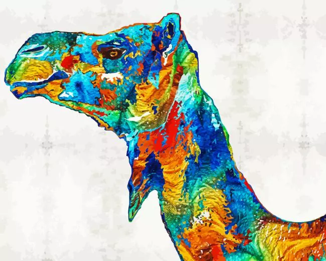 Colorful Camel Diamond Painting Colorful Camel Diamond Painting