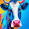 Colorful Cow Diamond Painting