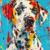 Colorful Dalmatian Diamond Painting