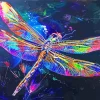 Colorful Dragonfly Wings Diamond Painting