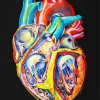 Colorful Human Heart Diamond Painting