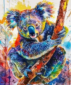 Colorful Koala Diamond Painting