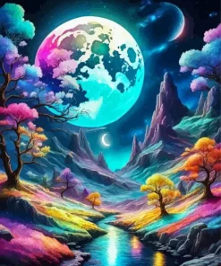 Colorful Landscape Diamond Painting
