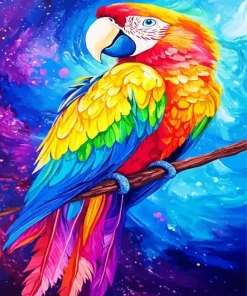 Colorful Macaw Diamond Painting