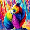 Colorful Panda Diamond Painting