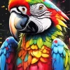 Colorful Parrot Diamond Painting