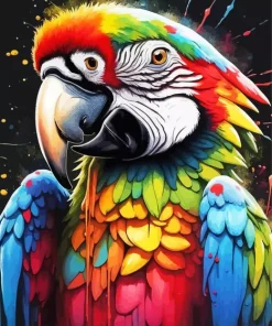 Colorful Parrot Diamond Painting