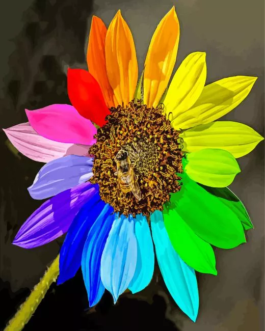 Colorful Sunflower Diamond Painting Colorful Sunflower Diamond Painting