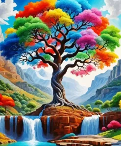Colorful Tree Diamond Painting