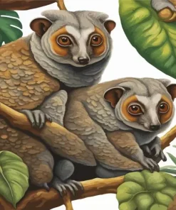 Colugos Art Diamond Painting