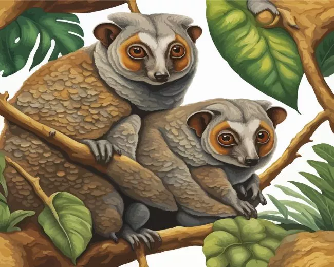 Colugos Art Diamond Painting Colugos Art Diamond Painting