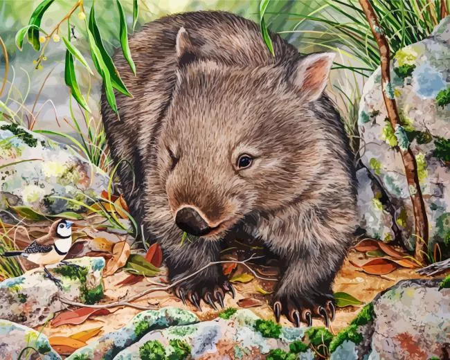 Common Wombat Diamond Painting Common Wombat Diamond Painting