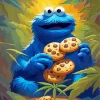 Cookie Monster Muppet Diamond Painting