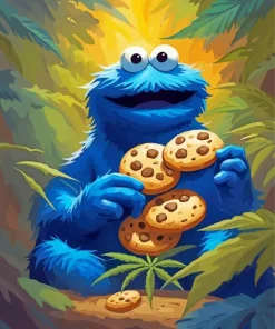 Cookie Monster Muppet Diamond Painting