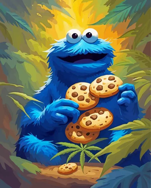Cookie Monster Muppet Diamond Painting Cookie Monster Muppet Diamond Painting
