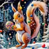 Cute Squirrel Diamond Painting