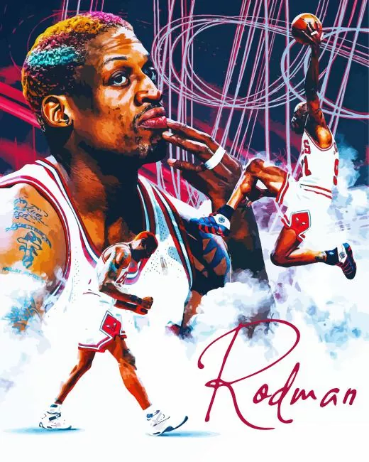 Dennis Rodman Diamond Painting Dennis Rodman Diamond Painting