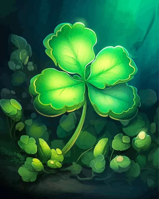 Four Leaf Clover Diamond Painting Four Leaf Clover Diamond Painting