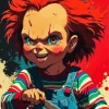 Illustration Chucky Diamond Painting