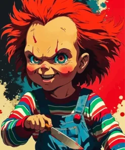 Illustration Chucky Diamond Painting