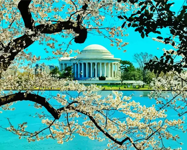 Jefferson Memorial Diamond Painting Jefferson Memorial Diamond Painting