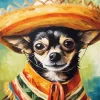 Mexican Chihuahua Diamond Painting