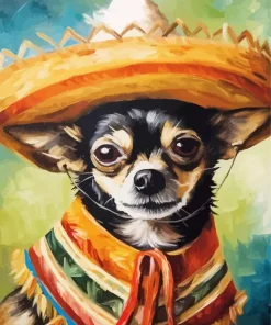 Mexican Chihuahua Diamond Painting