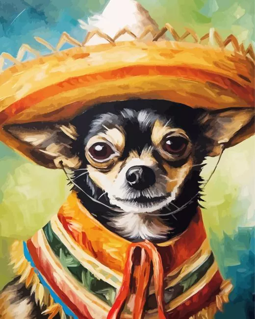 Mexican Chihuahua Diamond Painting Mexican Chihuahua Diamond Painting