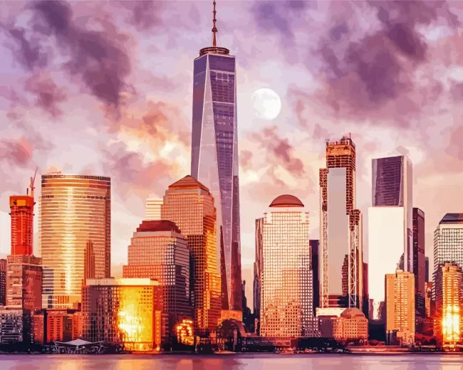 New York City Skyline Diamond Painting New York City Skyline Diamond Painting