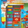 Old Colorful Door Diamond Painting