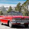 Red Chevrolet Impala 1959 Diamond Painting