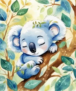 Sleeping Koala Diamond Painting