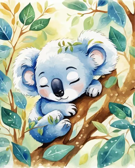 Sleeping Koala Diamond Painting Sleeping Koala Diamond Painting