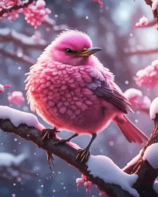 Small Pink Bird Diamond Painting Small Pink Bird Diamond Painting