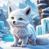Snow Fox Baby Diamond Painting