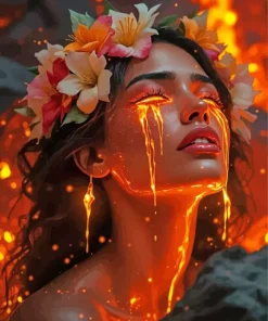 Sobbing Woman Diamond Painting