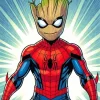 Spider Groot Diamond Painting