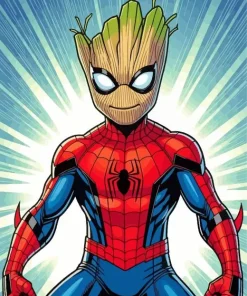 Spider Groot Diamond Painting