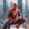 Spiderman in Snow Diamond Painting
