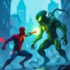 Spiderman vs Alien Diamond Painting