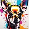 Splatter Chihuahua Diamond Painting