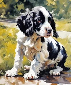 Springer Spaniel Diamond Painting